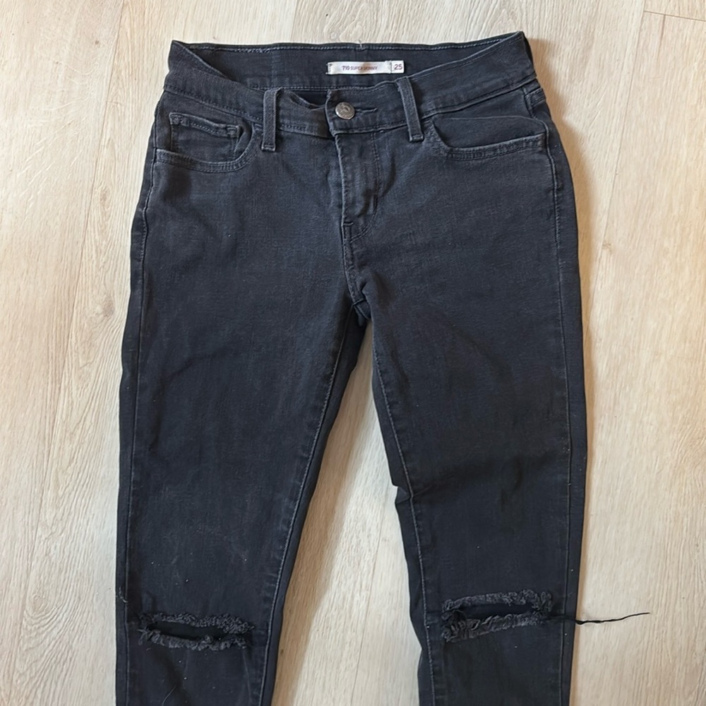 LEVI’S 710 super skinny jean - women’s black size 25